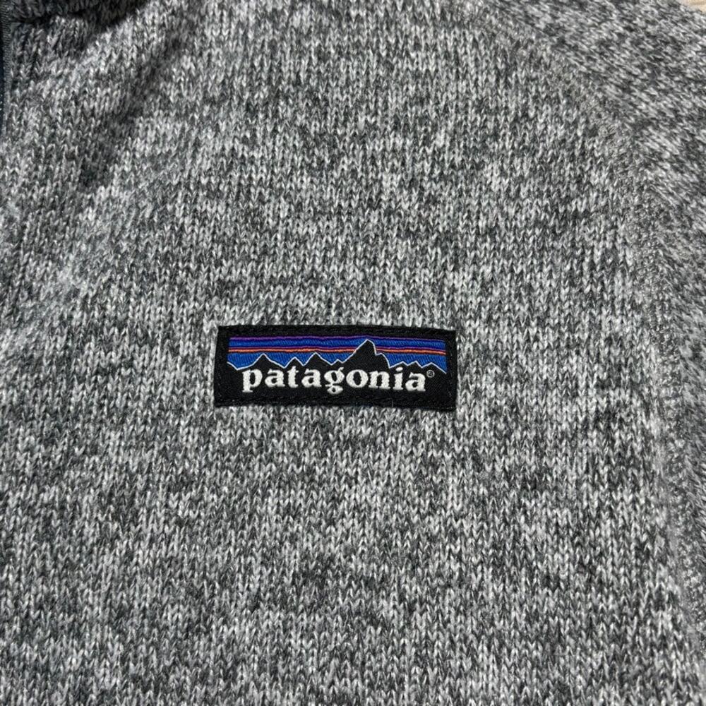 Patagonia Women's Sweater 1/4 Zip Fleece Pullover Size Medium Heather Gray - Picture 4 of 12